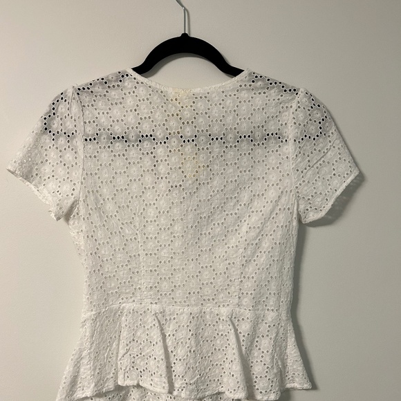 White Summer Top | Size small | NWT - Picture 2 of 3